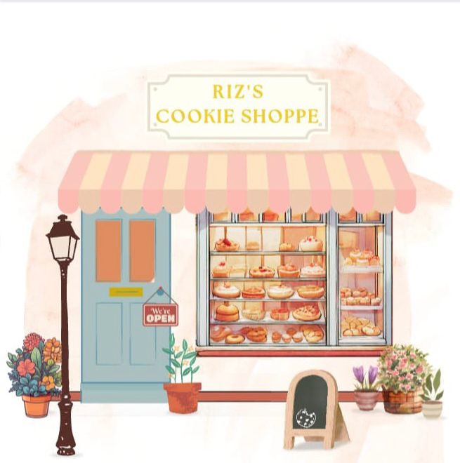 Riz's Cookie Shoppe storefront